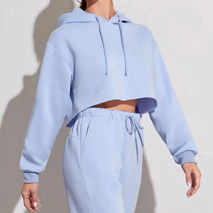 Lush Crop Fleece Pullover