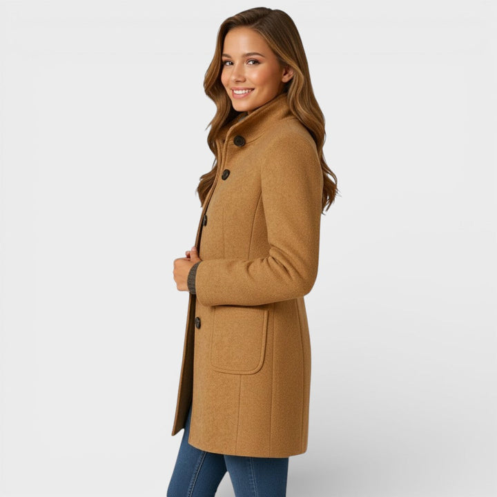 Rosa™ | High-Neck Coat