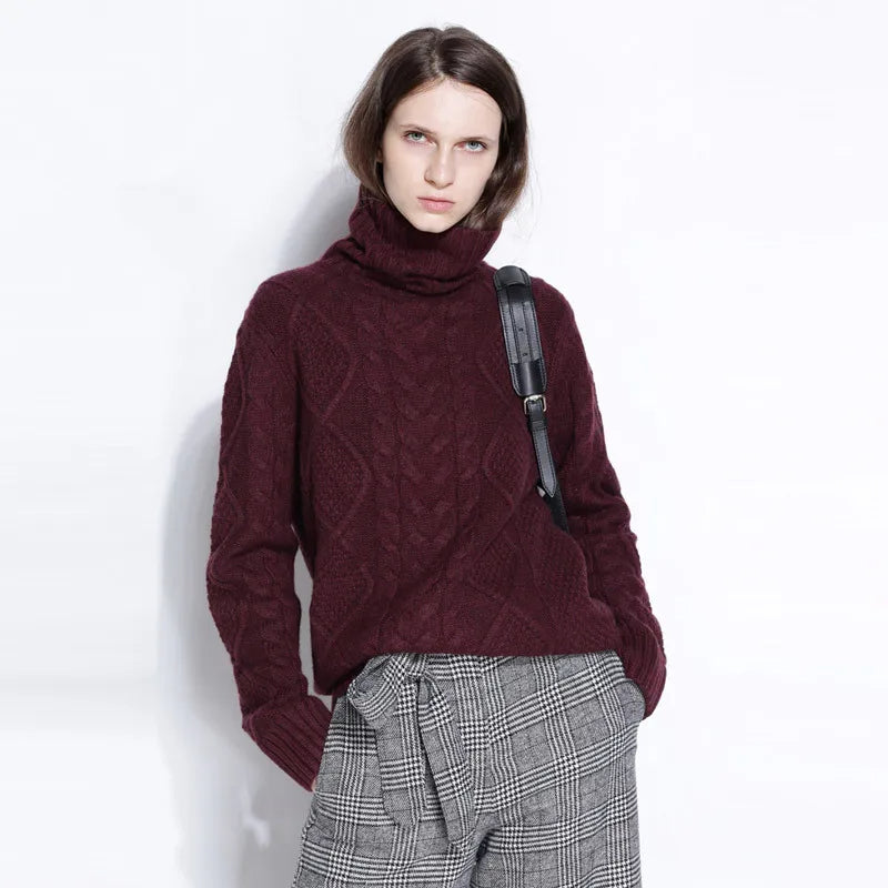 Contrast Theory Merino Wool Sweater