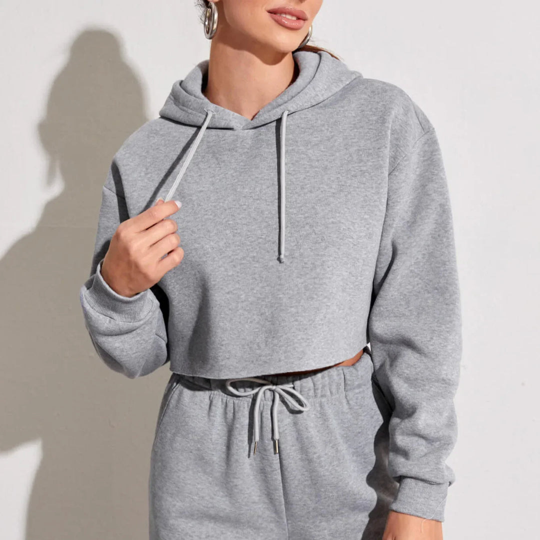 Lush Crop Fleece Pullover