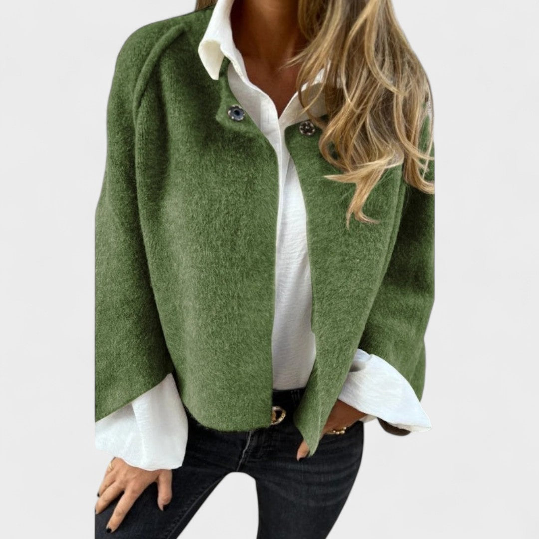 Blanca™ | Elegant Cropped Jacket