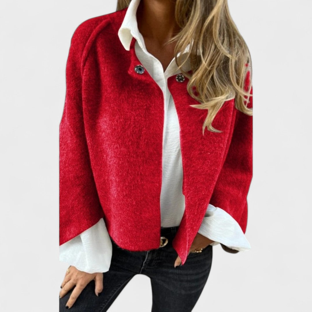 Blanca™ | Elegant Cropped Jacket