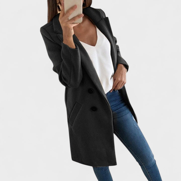 Valentina™ | Cotton Coat with Lapels