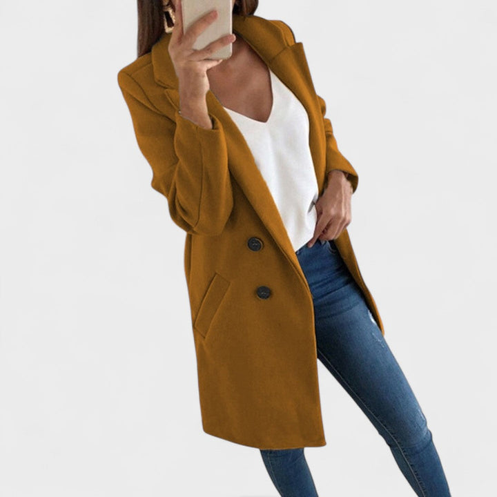 Valentina™ | Cotton Coat with Lapels