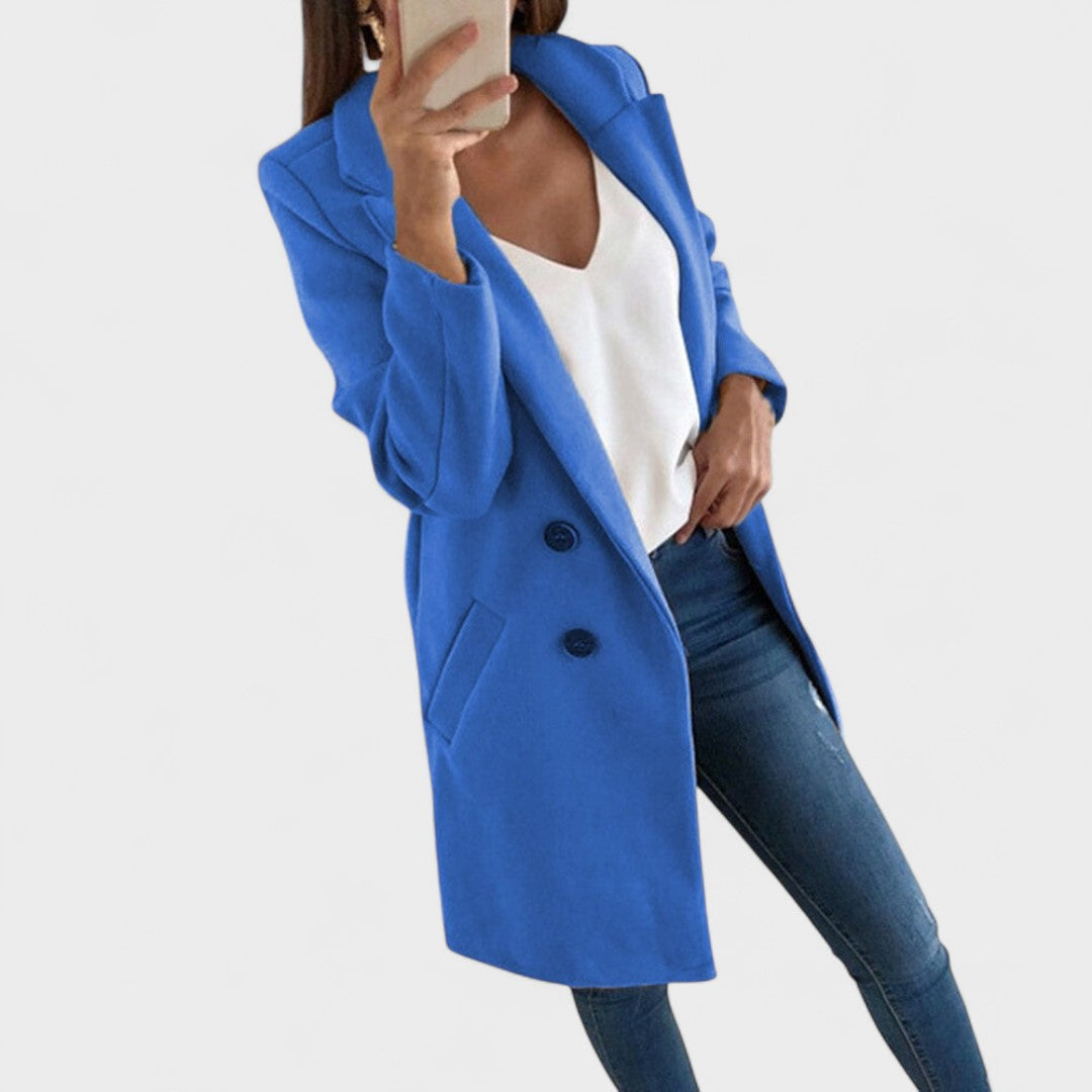 Valentina™ | Cotton Coat with Lapels