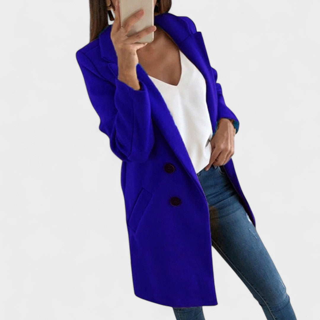 Valentina™ | Cotton Coat with Lapels