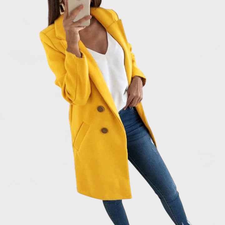 Valentina™ | Cotton Coat with Lapels